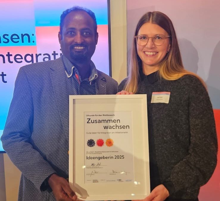 Preisverleihung zum Wettbewerb „Zusammen wachsen – Gute Ideen für Integration am Arbeitsmarkt“
