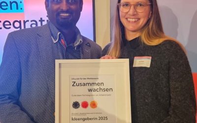 Preisverleihung zum Wettbewerb „Zusammen wachsen – Gute Ideen für Integration am Arbeitsmarkt“