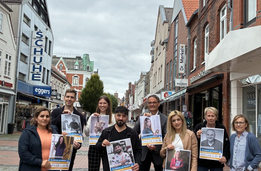 Plakatkampagne: Erst geflüchtet – jetzt GESCHÄTZT | Gut, dass DU da bist!