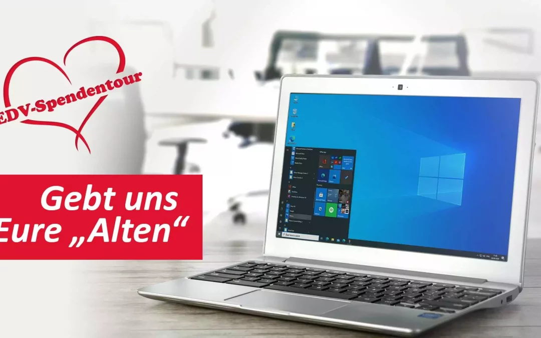 Windows-10-Support-Ende: Spenden Sie uns Ihre alten PCs und Laptops