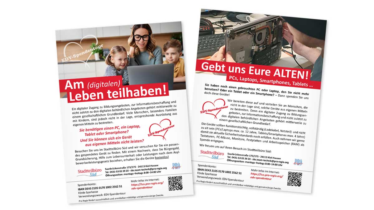 Flyer EDV-Spendentour