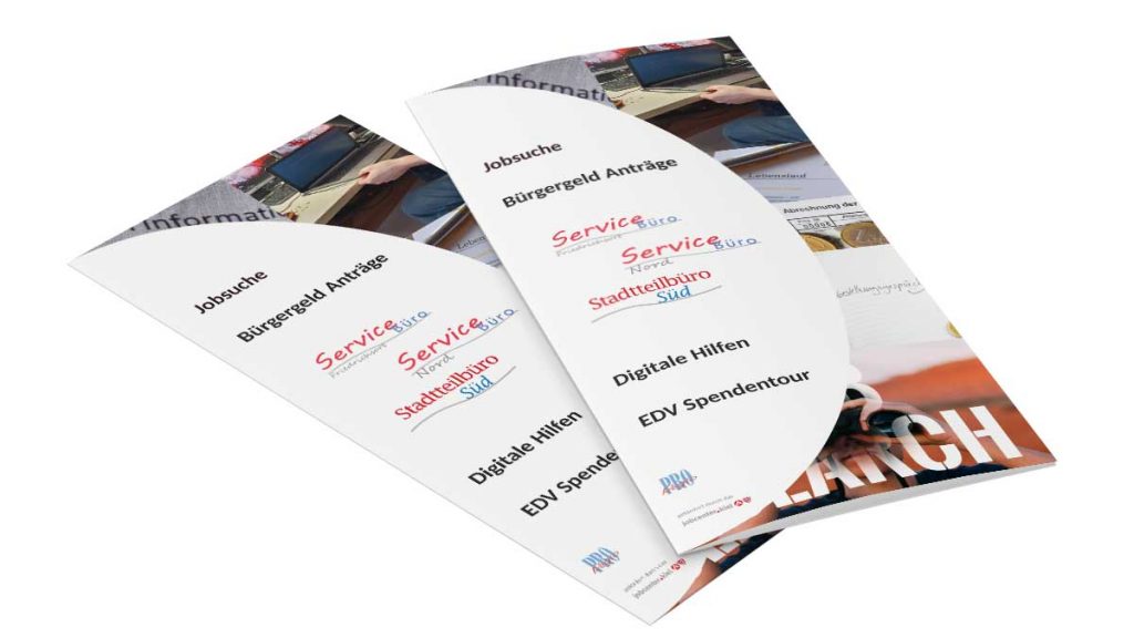 Flyer Service Büros Kiel