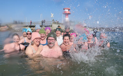 Bei 4,1 Grad in die Ostsee